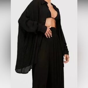 Fab BRAND NEW NASTY GAL COTTON GAUZE TWIN SET!!!! yasss we LOVE SETS